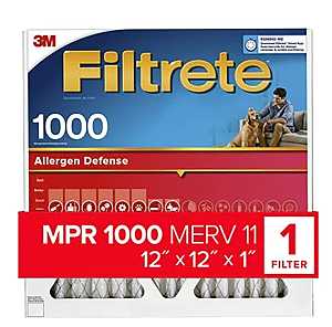 Filtrete 9810-4 Air Filter, 12 in L, 12 in W, 11 MERV, 1000 MPR, Polypropylene Frame, Pack of 4