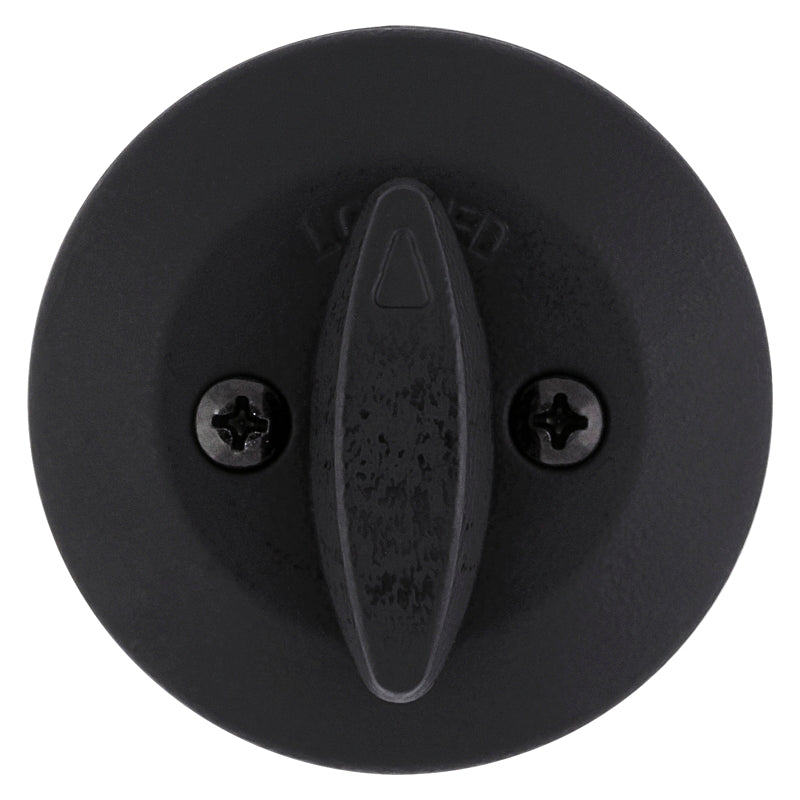 Kwikset 660 Series 660 514 SMT CP K6 Deadbolt, 3 Grade, Keyed One-Side Key, Zinc, Matte, KW1, SC1 Keyway