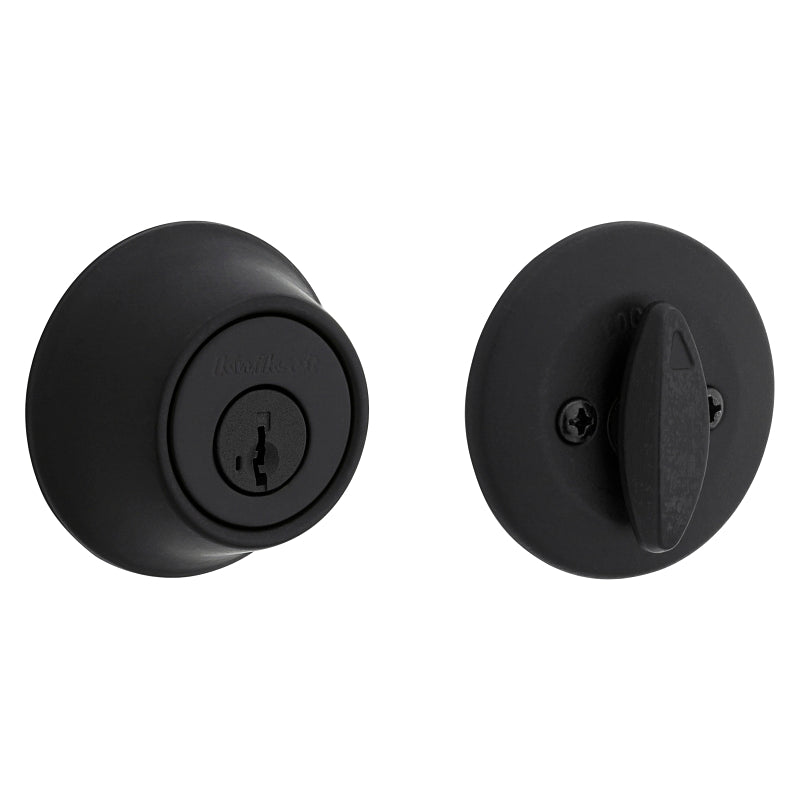Kwikset 660 Series 660 514 SMT CP K6 Deadbolt, 3 Grade, Keyed One-Side Key, Zinc, Matte, KW1, SC1 Keyway