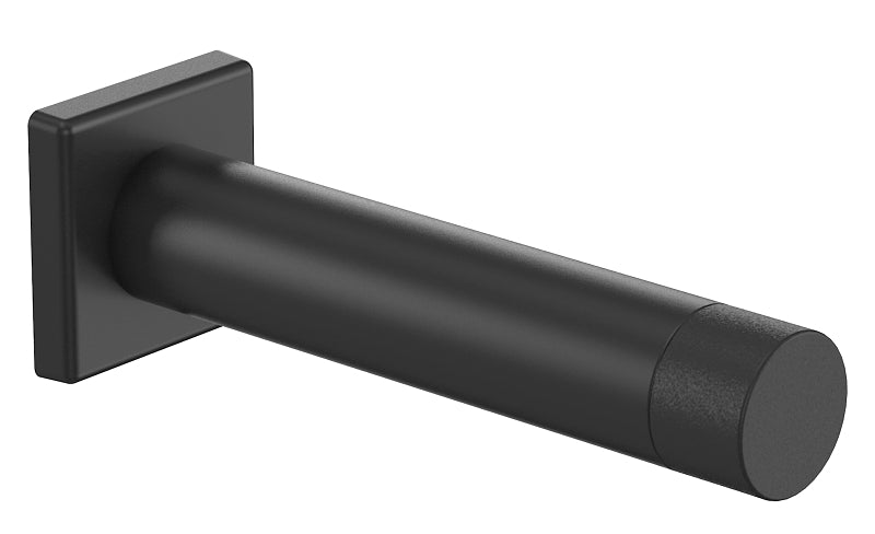 National Hardware Reed N830-526 Door Stop, 1 in Dia Base, 3 in Projection, Aluminum, Matte Black