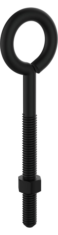 National Hardware N820-098 Eye Bolt, 3/8 in Thread, UNC Thread, 2 in L Thread, 1 in Dia Eye, 160 lb Working Load, Steel