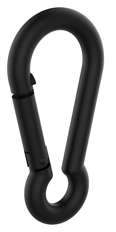 National Hardware N820-108 Interlocking Spring Snap, 3/8 in, 315 lb Working Load, Steel, Storm Shine