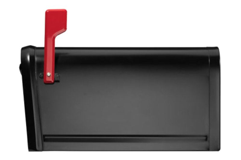 Architectural Mailboxes 6300B-10 Oasis Large Mailbox, Steel, Galvanized, 11.3 in W, 20 in D, 11-1/2 in H, Black