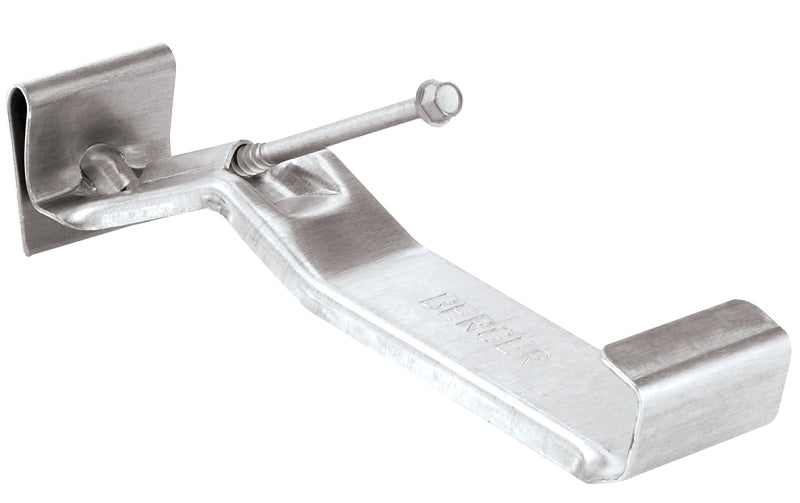 Amerimax 32120P Hidden Hanger, 5.17 in L, 1.26 in W, 1-3/4 in H, Aluminum