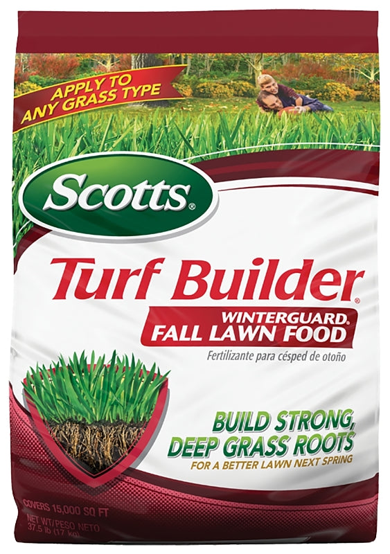 Scotts 22343 Fall Lawn Food, 32.3 lb Bag, Solid, 32-0-10 N-P-K Ratio