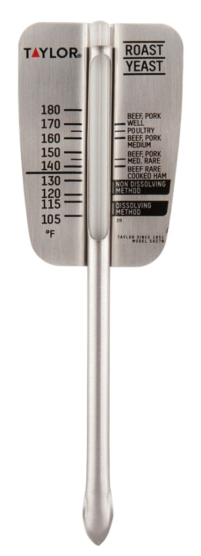 Taylor 5937N Armored Thermometer, 105 to 185 deg F