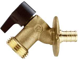 Apollo Valves APXSCV1234 Sillcock, 1/2 x 3/4 in Connection, Barb x MGHT, 200 psi Pressure, Quarter-Turn Actuator