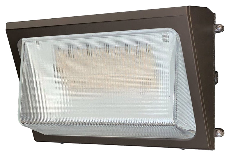 Lumark WPM B Series WPMLED25S Wall Pack, 101 W, 120/347 V, LED, 9800 to 13,400 Lumens, 5000 K, Aluminum, Bronze