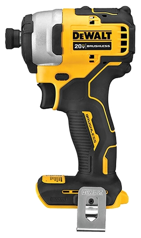 DEWALT DCF809B Compact Brushless Impact Driver, Tool Only, 1/4 in Drive, Impact Drive, 3200 ipm, 2800 rpm Speed
