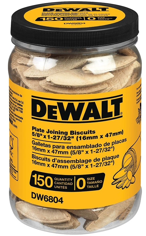 DEWALT DW6804 Plate Joining Biscuit, Beech Wood