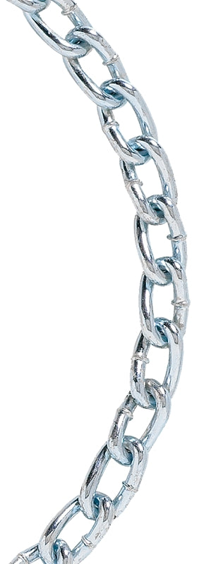 Baron 7292 Link Chain, #2/0, 125 ft L, 450 lb Working Load, Steel, Zinc