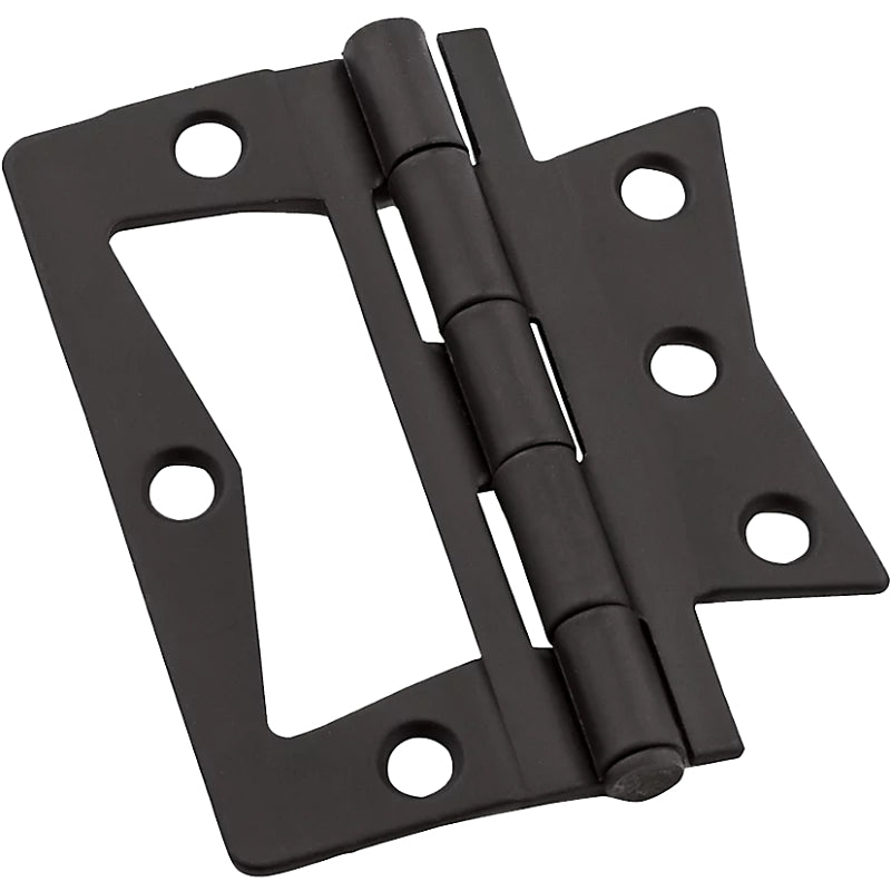 National Hardware N830-436 Specialty Hinge, 3 in, Steel, Oil-Rubbed Bronze, 6-Mounting Hole, Surface Mounting, 25 lb
