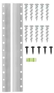 National Hardware PB2564 Series N260-137 Clip Strip, Aluminum, Anodized