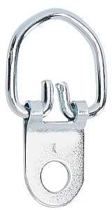 National Hardware TB2527 Series N261-488 Small D-Ring Hanger, 20 lb, Steel, Zinc, Wall Mounting