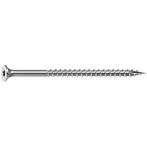 Camo 0348190 Deck Screw, #10 Thread, 3-1/2 in L, 2/3 Thread, Bugle Head, Star Drive, Sharp, Type-17 Point, 50