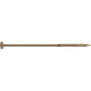 Camo 0360264 Structural Screw, 1/4 in Thread, 8 in L, Flat Head, Star Drive, Sharp Point, PROTECH Ultra 4 Coated, 50