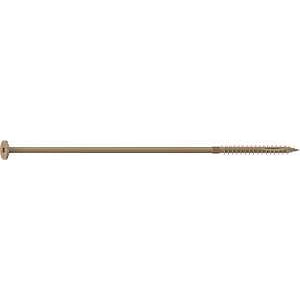 Camo 0360279 Structural Screw, 1/4 in Thread, 10 in L, Flat Head, Star Drive, Sharp Point, PROTECH Ultra 4 Coated, 250