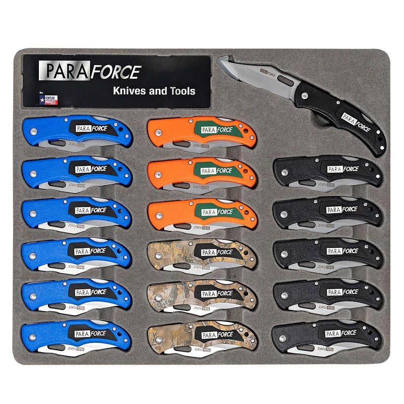 Accusharp 801LBKS Lockback Knife, 3 in L Blade, Pack of 18
