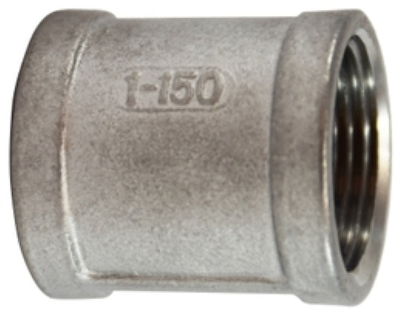 Midland Industries 62417BAG Pipe Coupling, 1-1/2 in, Stainless Steel, 300 psi Pressure