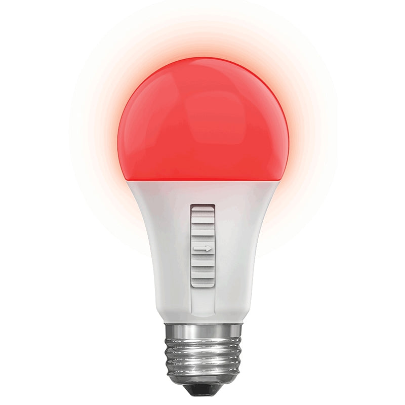 Feit Electric A19/RGBY/6WY/LEDI Color Changing Party Bulb, A19 Bulb, 4.5 W, Blue/Green/Red/Yellow Bulb, LED, 100 Lumens