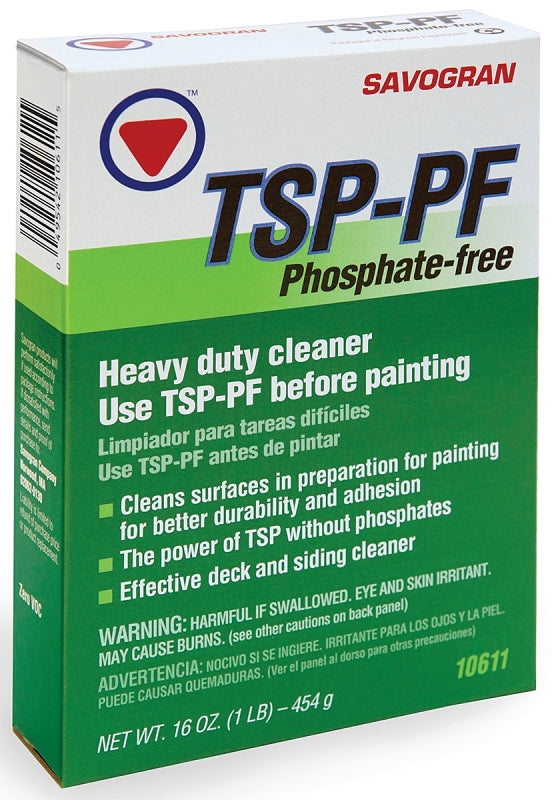 Savogran 10611 All-Purpose Cleaner, 1 lb Box, Solid, White