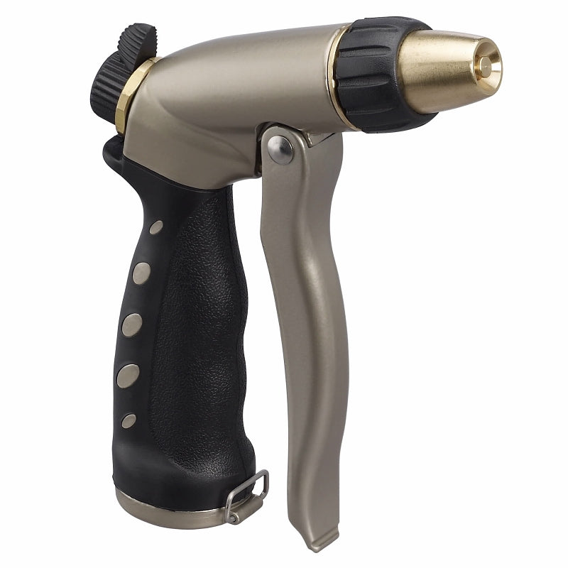 Orbit 56254D Front Trigger Adjustable Nozzle, 1/4 x 3/8 in, FNPT x Compression, Metal, Titanium, Titanium-Coated