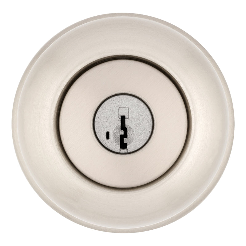 Kwikset 94002-954 Entry Door Lockset, Knob Handle, Satin Nickel, Zinc, KW1, SC1 Keyway, Re-Key Technology: SmartKey