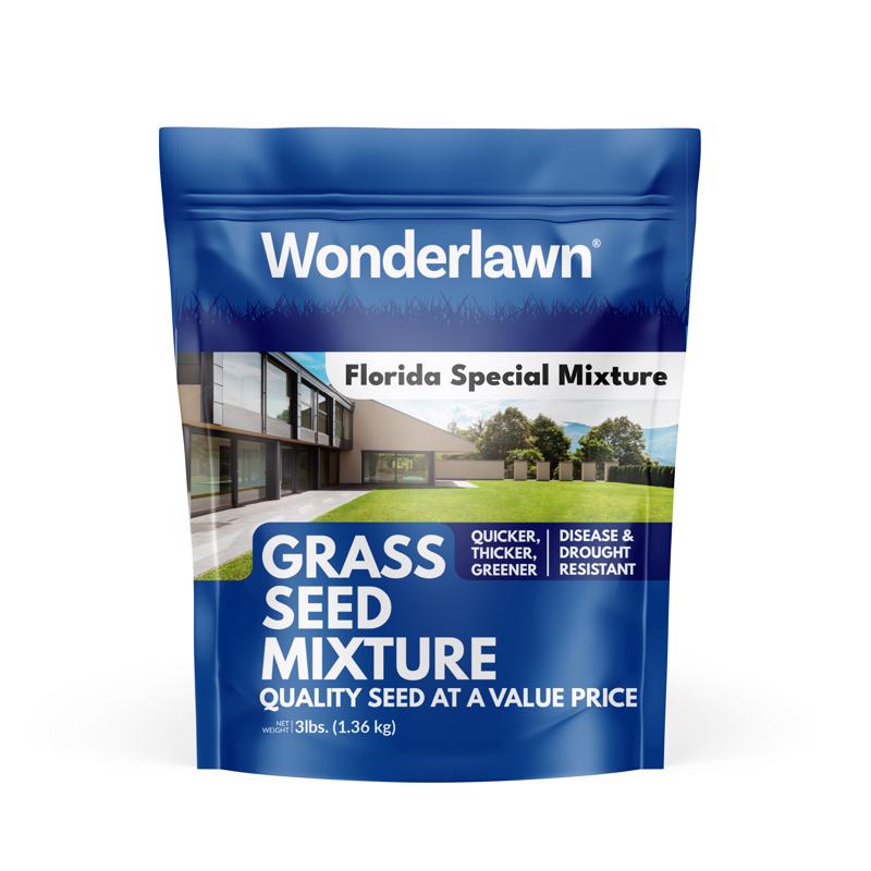 Barenbrug Wonderlawn Mixed Sun or Shade Grass Seed 3 lb