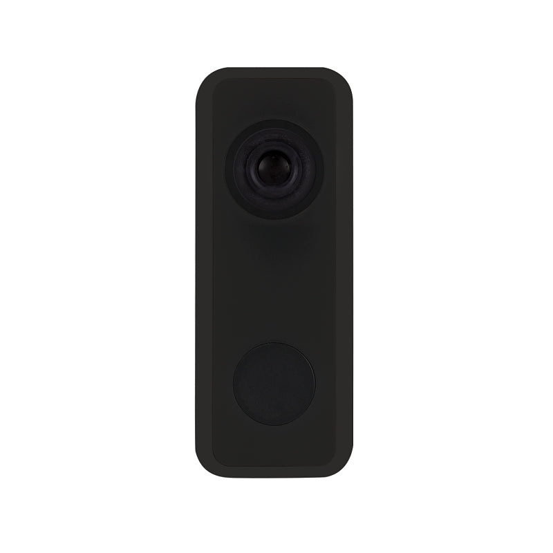 Heath Zenith 18000149 Pushbutton Doorbell, Wireless, Rectangular, Black