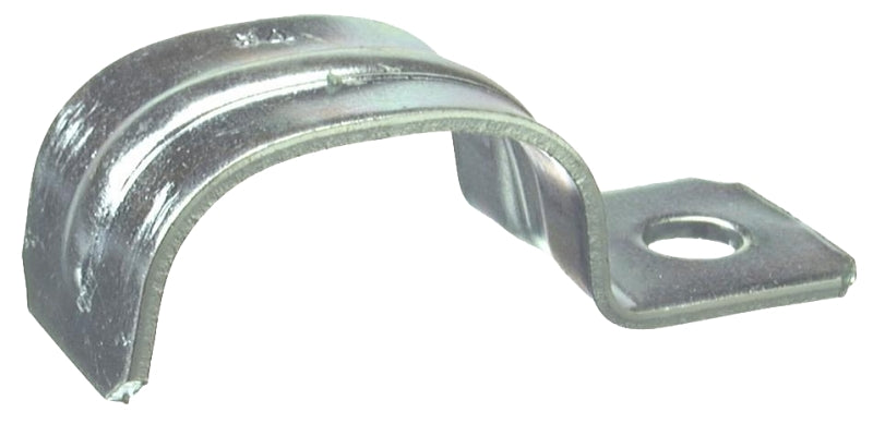 Halex 26219 1-Hole Service Entrance Cable Strap, 3 to 4/0 AWG, Steel, Electro Zinc-Plated