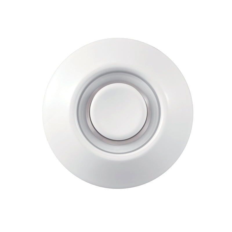 Heath Zenith 18000143 Doorbell Pushbutton, Wired, Metal, White, Lighted