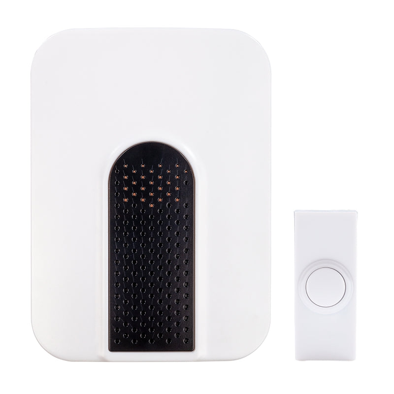 Heath Zenith 18000324 Contemporary Style Plug-In Door Chime Kit, Wireless, 85 dB