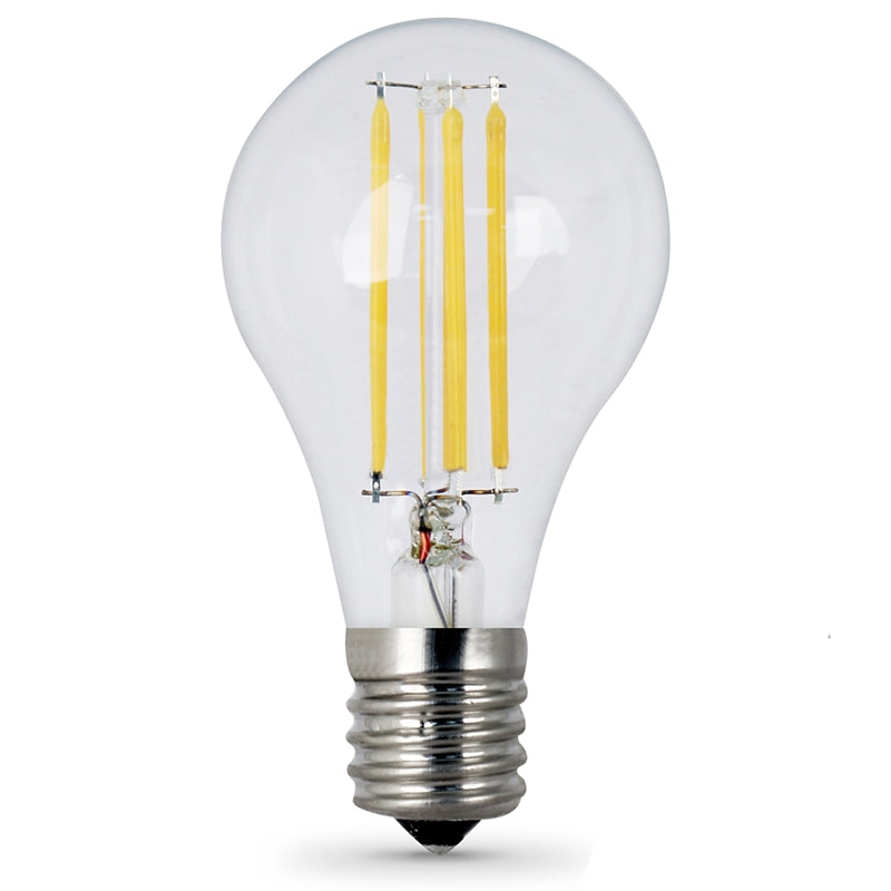 Feit Electric BPA1575N/850/FIL/2 Filament LED Bulb, General-Purpose, A15 Lamp, 75 W Equivalent, E17 Lamp Base, Dimmable