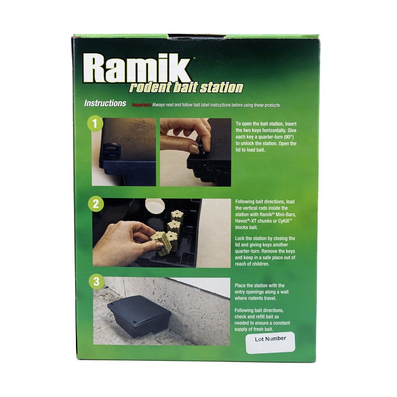 Ramik 000550 Rodent Bait Station, 2 -Opening