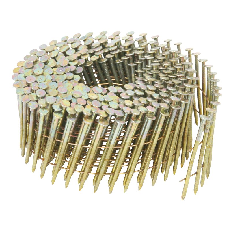 Metabo HPT HIT 13335 Siding Nail, 2 in L, Electro-Galvanized, Full Round Head, Ring Shank