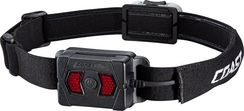Coast RL10 Series 30898 Rear Loaded Headlamp, AAA Battery, Alkaline Battery, LED Lamp, 560 Lumens High, 55 Lumens Low