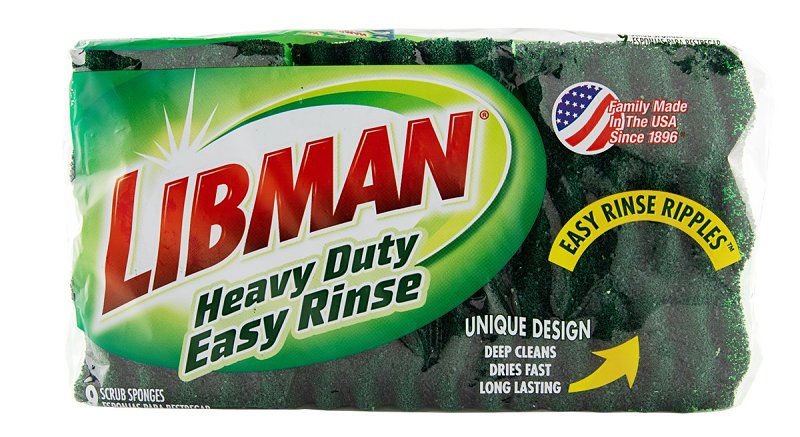 Libman 1553 Heavy-Duty Easy Rinse Scrub