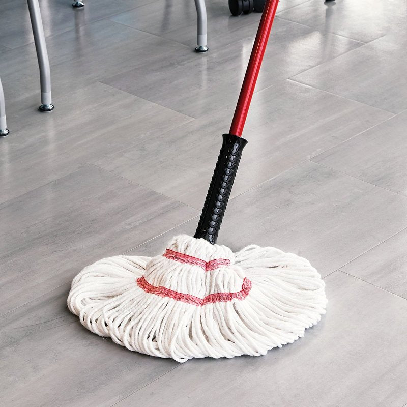 Libman Big Tornado Series 989 String Mop Refill, 16 oz Capacity, Quick-Change, Yarn, Red
