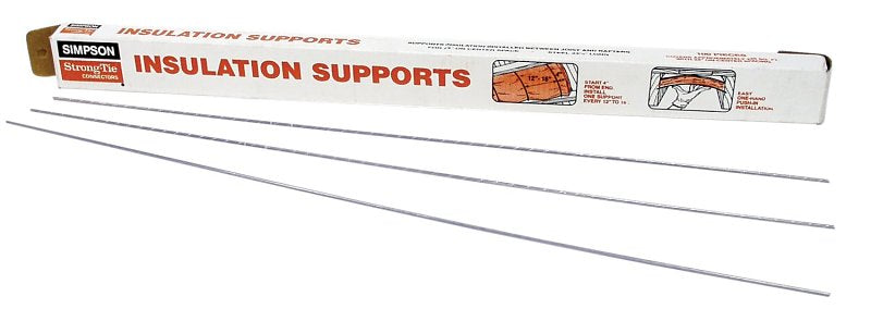 Simpson Strong-Tie IS IS16-R Insulation Supports, 14 ga Gauge, Carbon Steel, Pack of 8