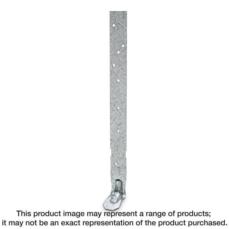 Simpson Strong-Tie META META20 Truss Anchor, 16 in L, Steel, Zinc Galvanized, Pack of 100