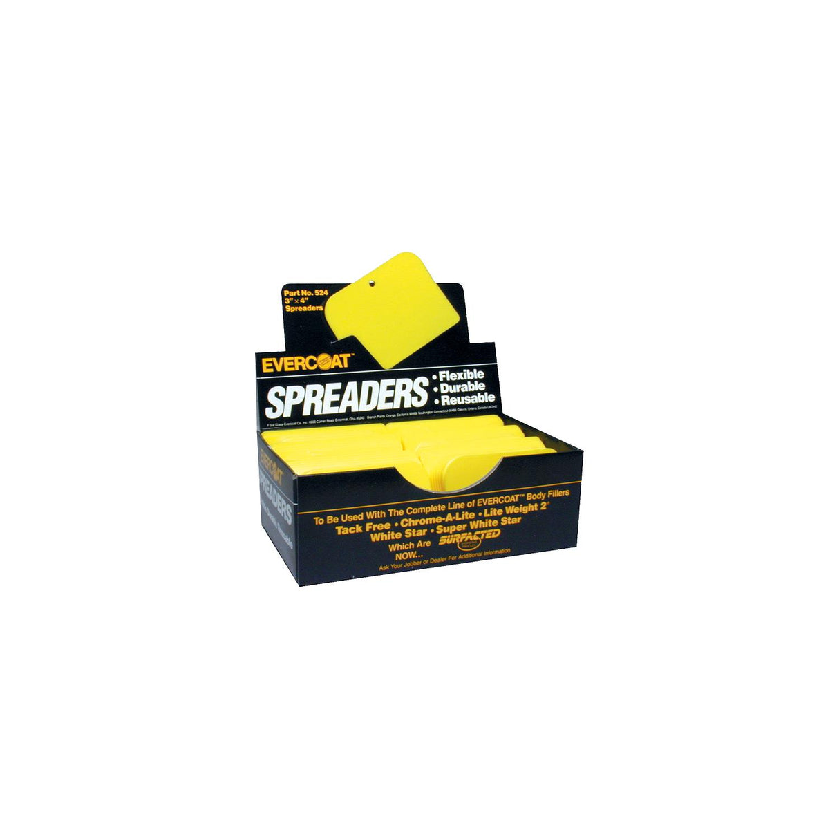 3 X 4 Spreaders - Bulk 72/Bx