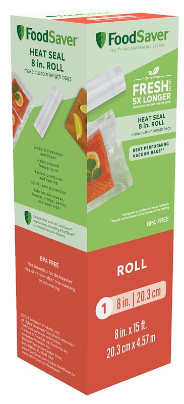 FoodSaver 2185539 Vacuum Seal Roll, Pack of 4