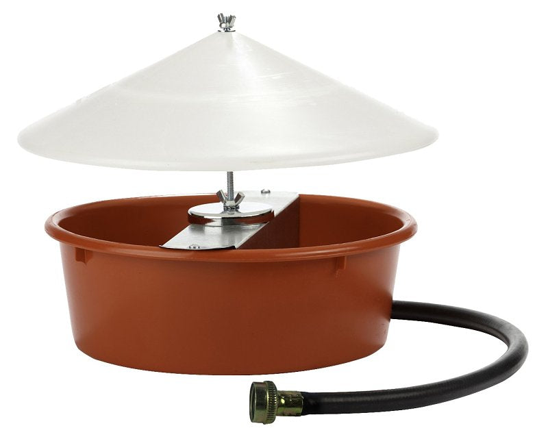 Little Giant 166386 Poultry Waterer, 5 qt Capacity, Polyethylene, White