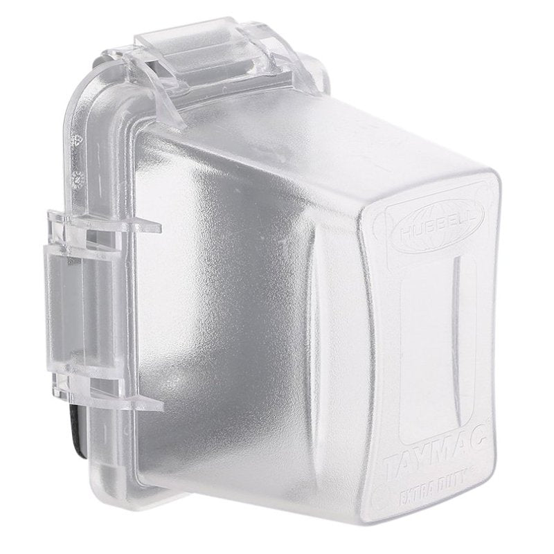 TayMac MM720C Weatherproof In-Use Cover, 4-3/4 in L, 4.53 in W, 1-Gang, Polycarbonate, Clear