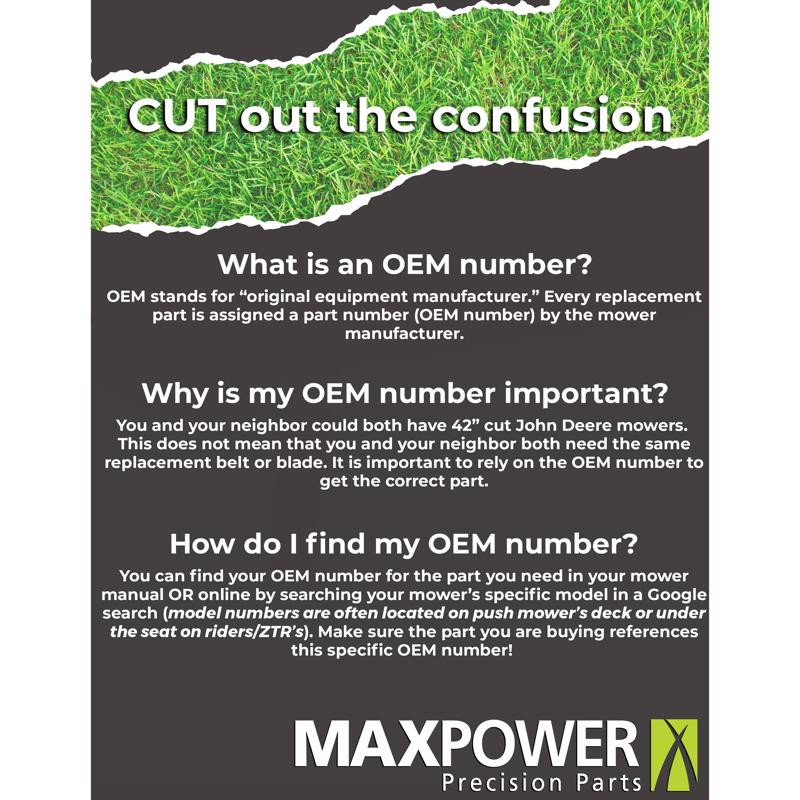 MaxPower 21 in. Mulching Mower Blade For Walk-Behind Mowers 1 pk