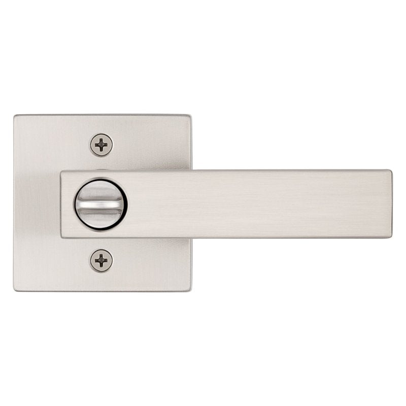 Kwikset Signature, Singapore Series 740SAL SQT 15 SMT Keyed Entry Door Handle, Lever Handle, Satin Nickel, Metal