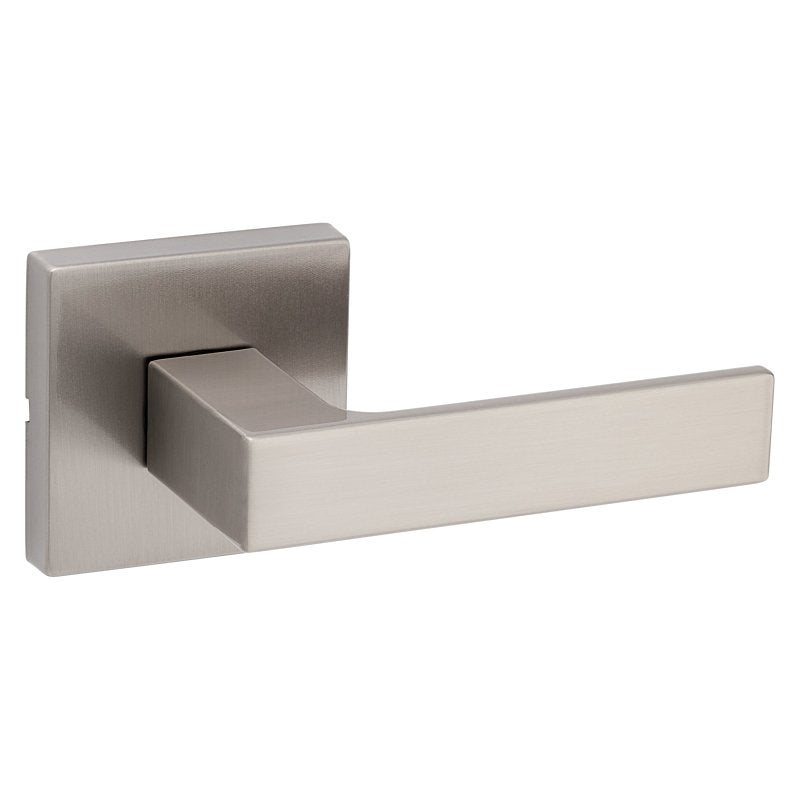 Kwikset Signature, Singapore Series 720SAL SQT 15 Hall/Closet Handle, Lever Handle, Zinc, Satin Nickel, Universal Hand