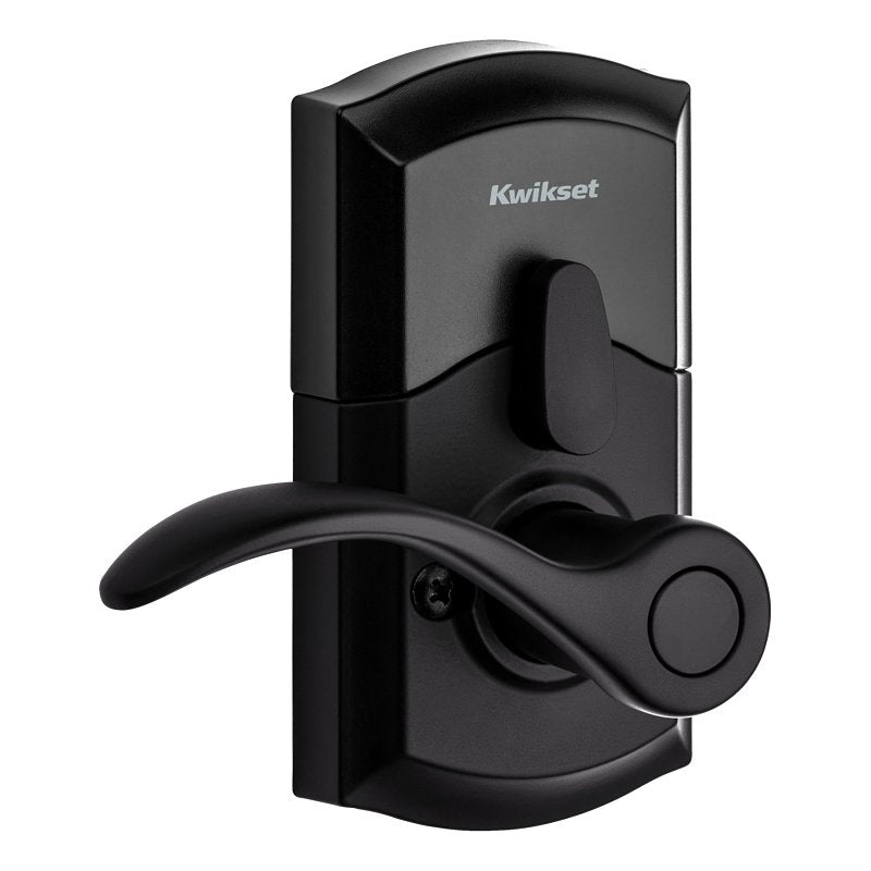 Kwikset Pembroke Series 955PML 514 SmartCode Electronic Lock, Matte Black, Commercial, 2 Grade, Metal, Lever Handle