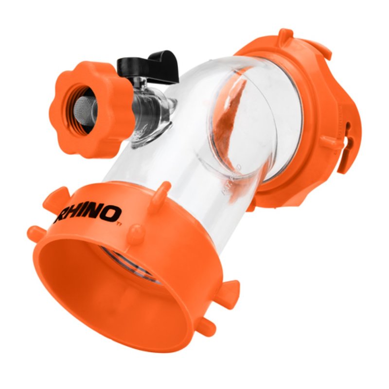 Rhino 39082 Holding Tank Rinser, Polyethylene, Black/Orange/Silver, For: RV Sewer Systems