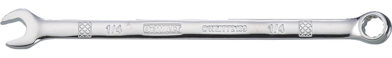 DEWALT DWMT72189OSP Combination Wrench, SAE, 1/4 in Head, 3-31/32 in L, 12-Point, Steel, Chrome-Plated